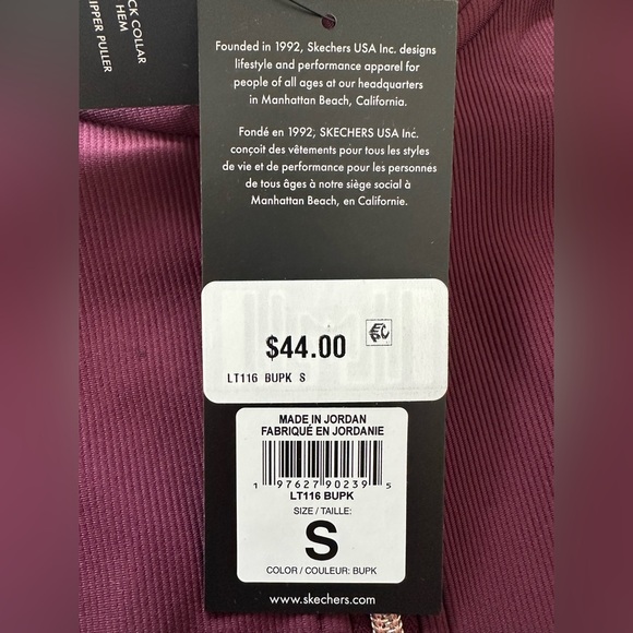 Skechers GoWalk GoLuxe Rib 1/4-Zip - NWT - Picture 7 of 7